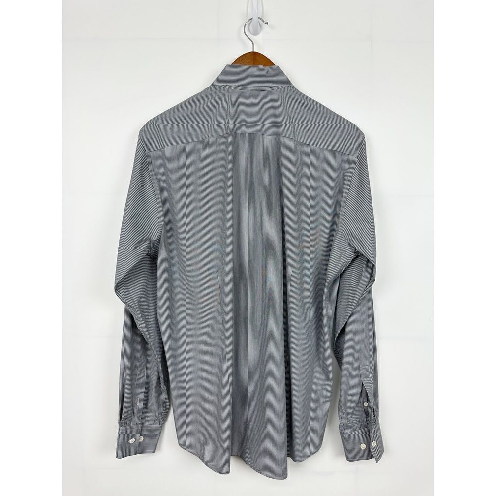 Theory Sylvain Striped Button Down Long Sleeve Dr… - image 2